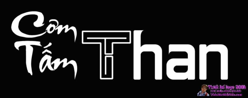 Thiết Kế Logo Nhà Hàng Cơm Tấm Than