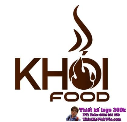 Thiết Kế Logo Nhà Hàng KHÓI Food