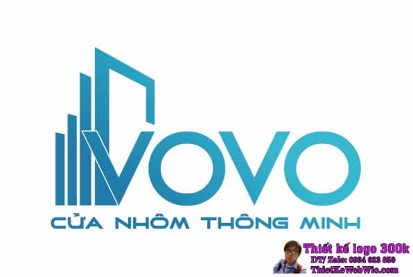 Thiết Kế Logo Nhôm Kính VOVO