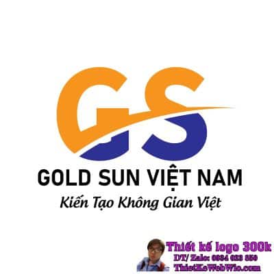 Thiết Kế Logo Nội Thất GS Gold Sun Việt Nam
