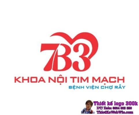 Thiết Kế Logo Nội Tim Mạch 7B3