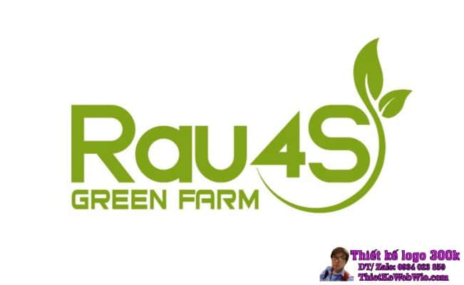 Thiết Kế Logo Nông Nghiệp Rau 4S