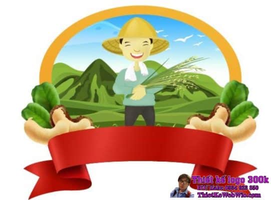 Thiết Kế Logo Nông Trại Nông Dân Thuần Việt