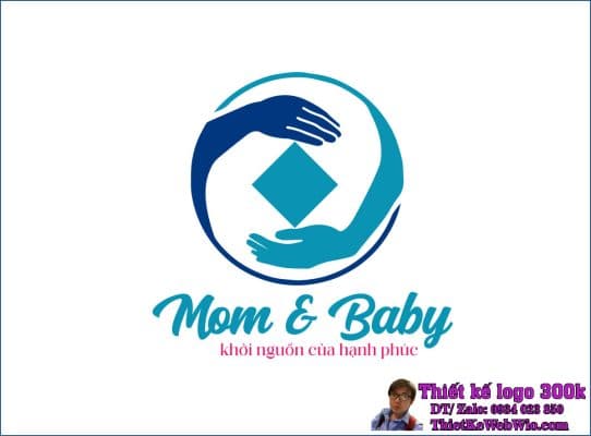 Thiết Kế Logo Phòng Khám Sản Phụ Khoa Mom & Baby