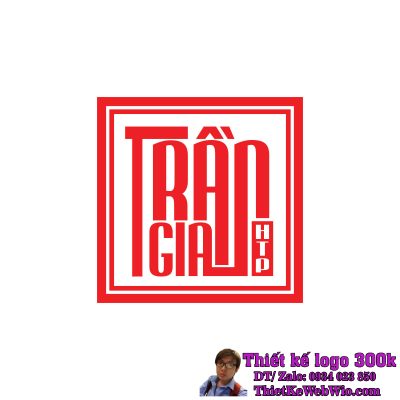 Thiết Kế Logo Quán Ăn Trần Gia HTP
