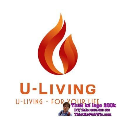 Thiết Kế Logo Quán Ăn U-Living