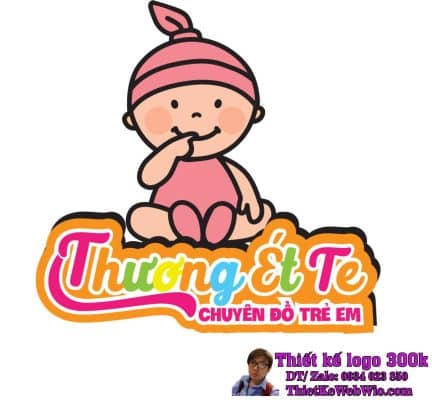 Thiết Kế Logo Quần Áo Trẻ Em Thương Ét Te