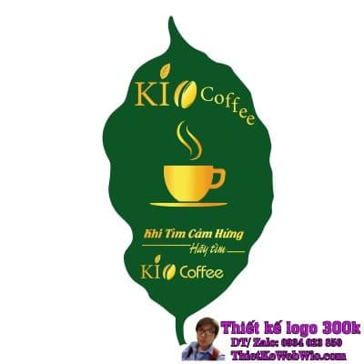 Thiết Kế Logo Quán Cà Phê Kio Coffee
