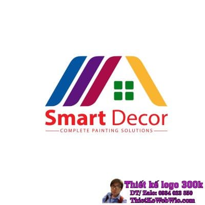 Thiết Kế Logo Sơn Sửa Trang Trí Nhà Cửa Nz Smart Decor