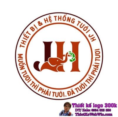 Thiết Kế Logo THIẾT BỊ & HỆ THỐNG TƯỚI JH
