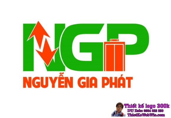 Thiết Kế Logo Thang Máy NGP Nguyễn Gia Phát