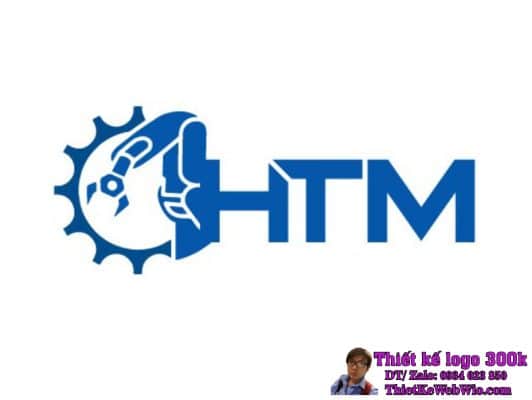 Thiết Kế Logo Thiết Bị Cơ Khí HTM