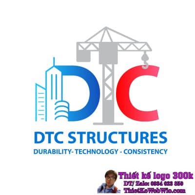 Thiết Kế Logo Thiết Kế Kết Cấu Xây Dựng DTC Structures