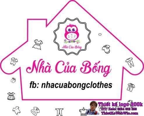 Thiết Kế Logo Thời Trang NHÀ CỦA BỐNG