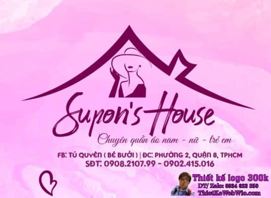 Thiết Kế Logo Thời Trang Supon's House