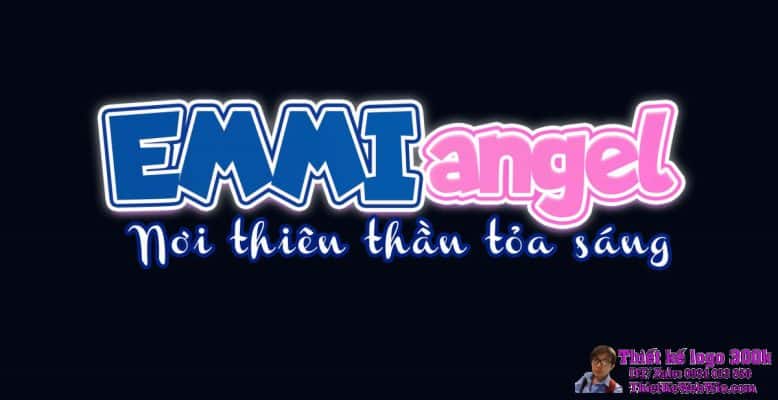 Thiết Kế Logo Thời Trang Trẻ Em EMMI angel