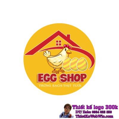 Thiết Kế Logo Thực Phẩm EGGSHOP