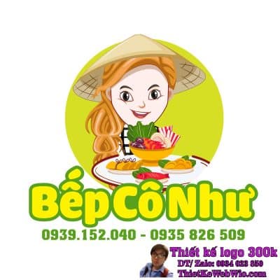 Thiết Kế Logo Tiệm Cơm Gia Đình Bếp Cô Như