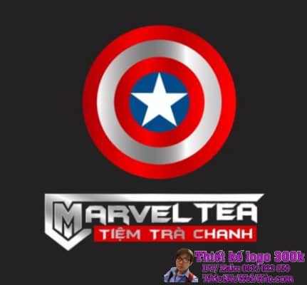 Thiết Kế Logo Tiệm Trà Chanh Marvel Tea