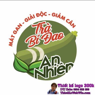 Thiết Kế Logo Trà Bí Đao AN NHIÊN