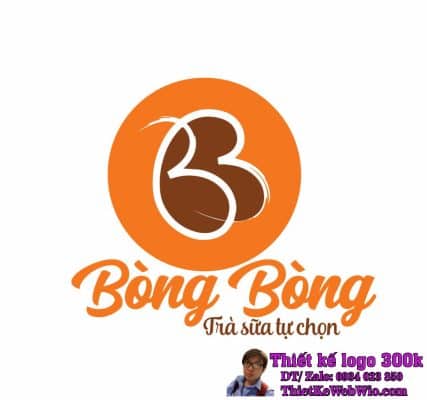 Thiết Kế Logo Trà Sữa Bòng Bòng