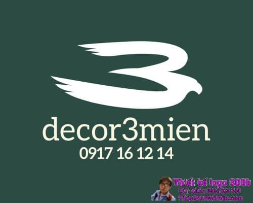Thiết Kế Logo Trang Trí Nội Thất Decor 3 Miền