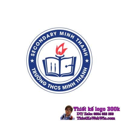 Thiết Kế Logo Trường THCS Minh Thanh