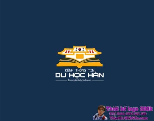 Thiết Kế Logo Tư Vấn Du Học Kênh Du Học Hàn