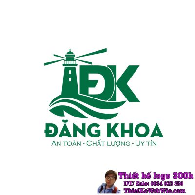 Thiết Kế Logo Vệ Sinh Công Nghiệp ĐK Đăng Khoa