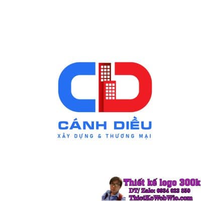 Thiết Kế Logo Xây Dựng và Thương Mại Cánh Diều (CD)