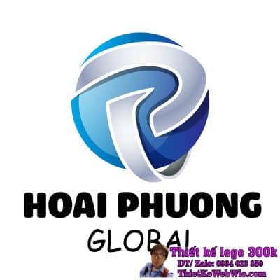 Thiết Kế Logo Xuất Nhập Khẩu HOAI PHUONG GLOBAL