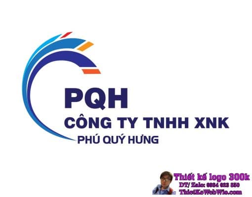 Thiết Kế Logo Xuất Nhập Khẩu PQH Phú Quý Hưng