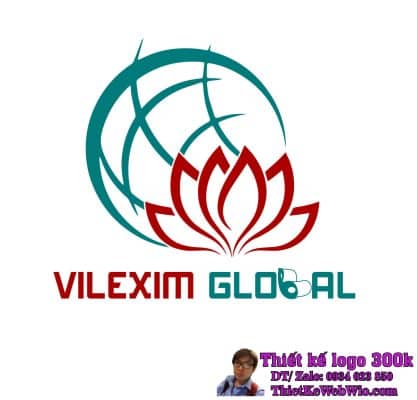 Thiết Kế Logo Xuất Nhập Khẩu VILEXIM Toàn Cầu