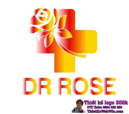 Thiết Kế Logo Y Tế DR ROSE
