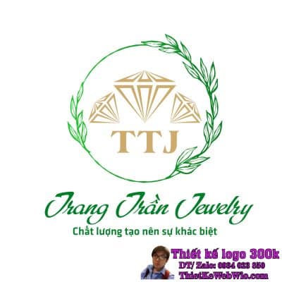 Thiết Kế Logo nữ trang TTJ Trang Trần Jewelry