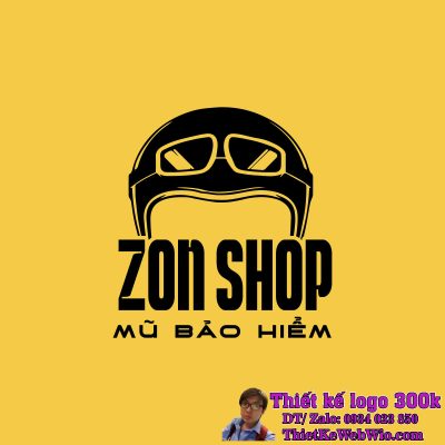 Thiết kế Logo Mũ Bảo Hiểm ZON SHOP