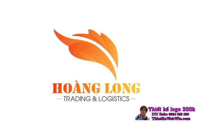 Thiết kế Logo Thương mại và Tiếp vận Hoàng Long