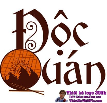 Thiết kế logo Ẩm thực Tây Bắc Độc Quán
