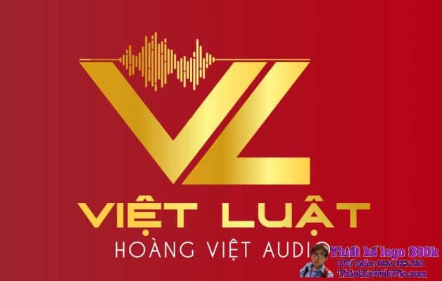 Thiết kế logo Audio âm thanh ánh sáng VL Việt Luật