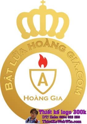 Thiết kế logo BẬT LỬA HOÀNG GIA