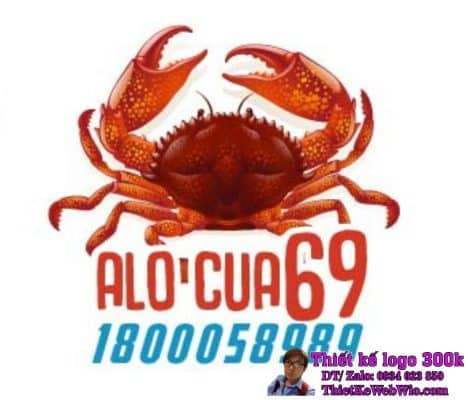 Thiết kế logo Bánh Canh Cua ALO CUA 69