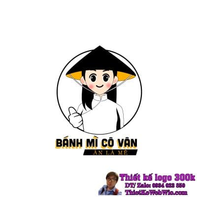 Thiết kế logo Bánh Mì Cô Vân