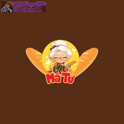 Thiết kế logo Bánh Mì Xíu Mại MÁ TƯ