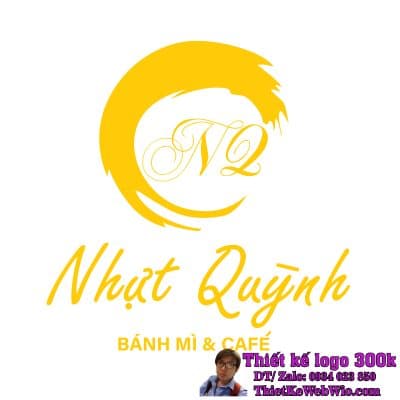 Thiết kế logo Bánh mì & Café Nhựt Quỳnh