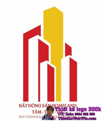 Thiết kế logo Bất Động Sản Homeland
