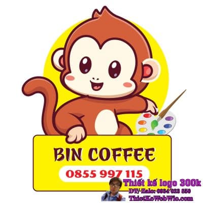 Thiết kế logo Cafe Tô Tượng BIN COFFEE
