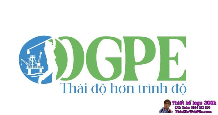 Thiết kế logo Câu lạc bộ GOLF Xí nghiệp khai thác dầu khí