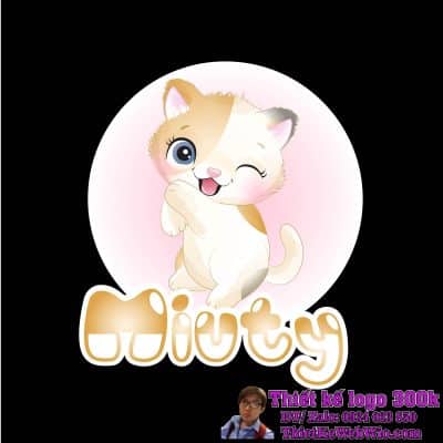 Thiết kế logo Chibi khu vui chơi trẻ em Miuty