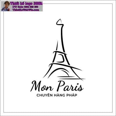 Thiết kế logo Chuyên hàng Pháp Mon Paris