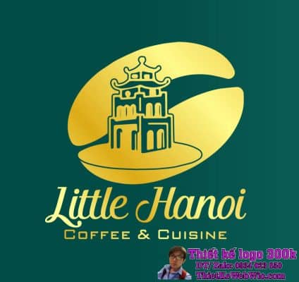 Thiết kế logo Coffee & Cuisine Little Hanoi